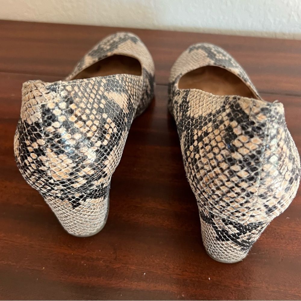 Vionic Snakeskin Pattern Wedges - image 4